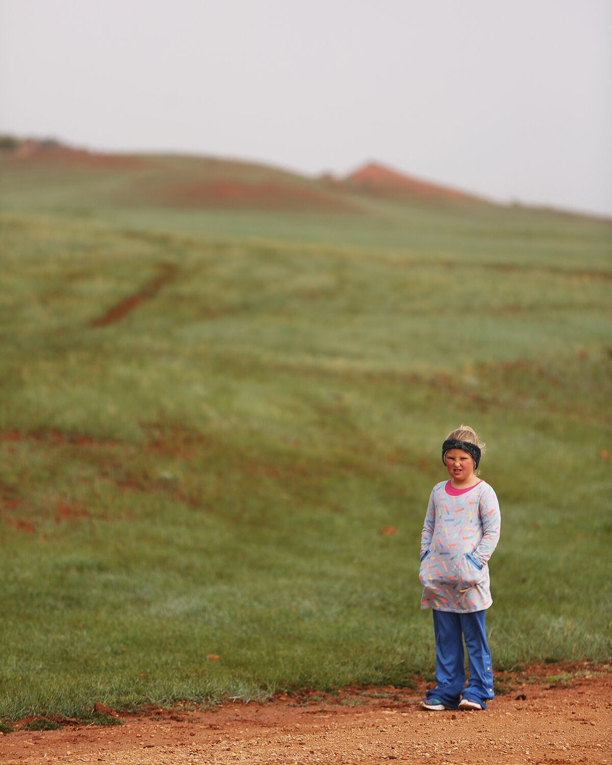 Cordelia Cash, 7, cools off